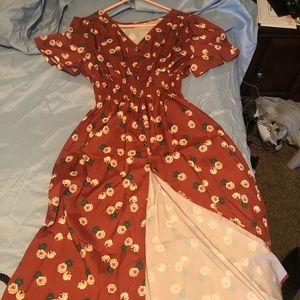 Off brand, pleated dress. Never worn, no tags.